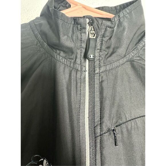 Champion x Disney Double Dry Zip Front Lightweight Jacket Black Size M - Picture 4 of 14
